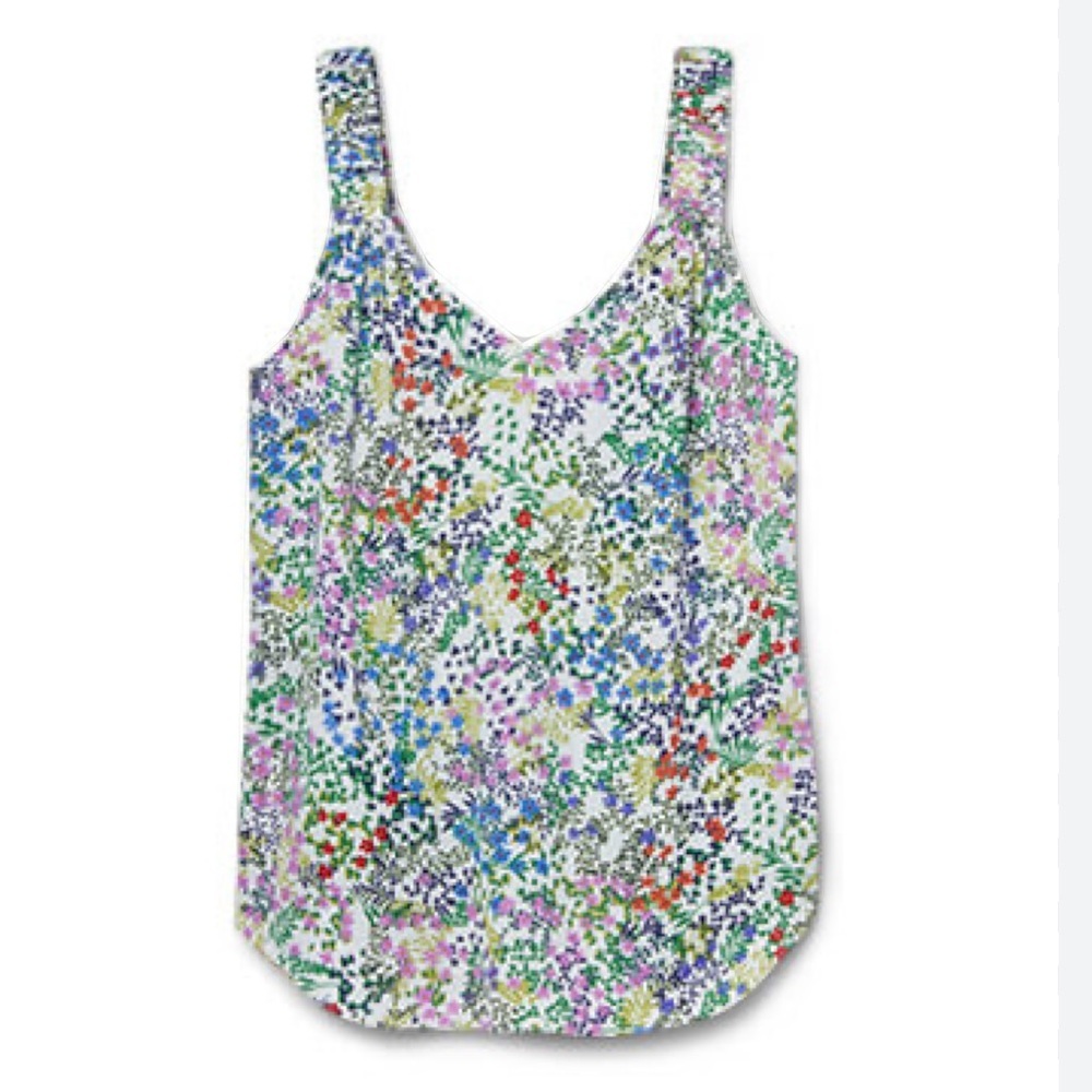 CAbi Rotation Floral Tank Size XS
